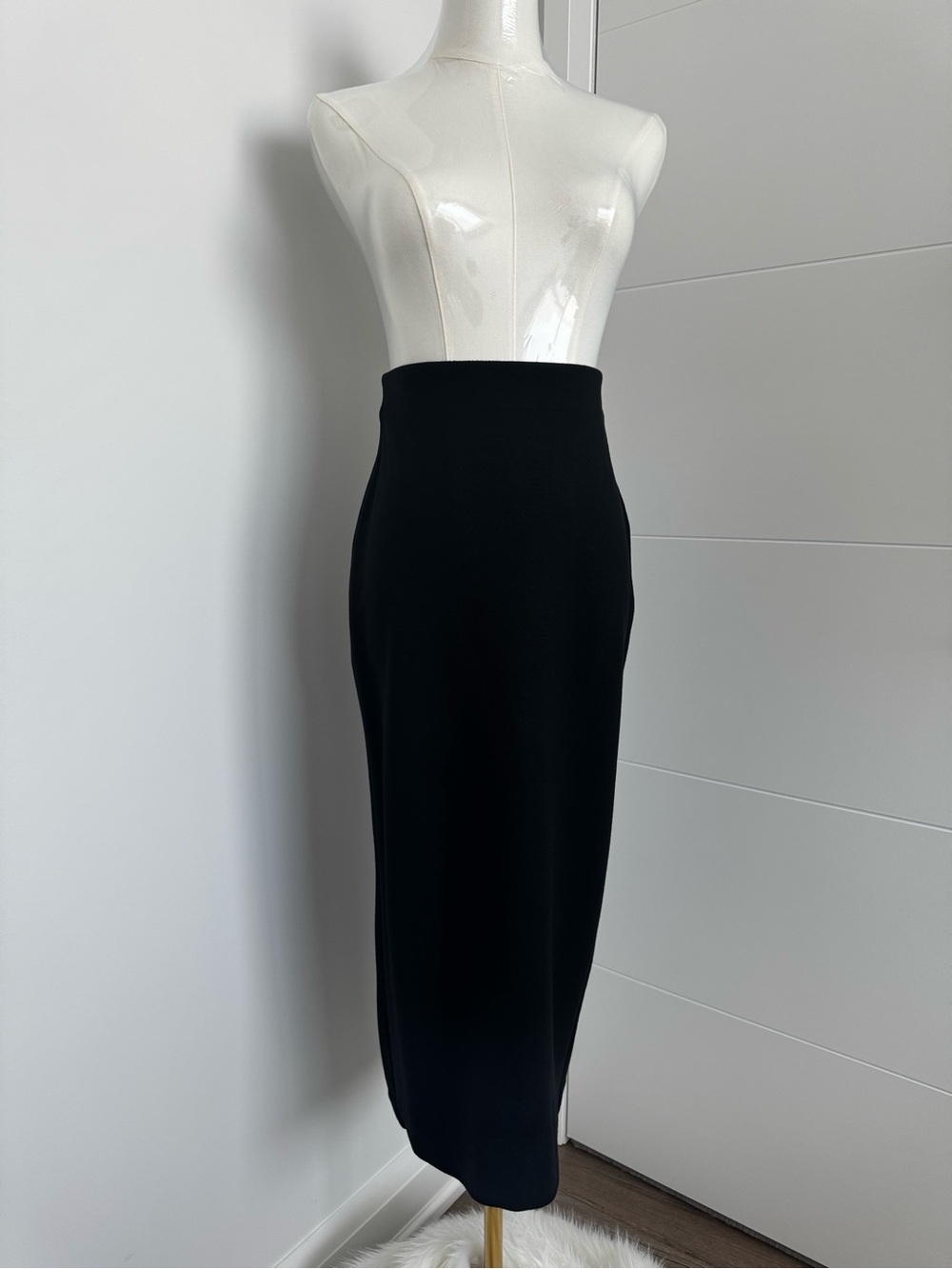 Aritzia Babaton Johan Black Maxi Pencil Skirt S